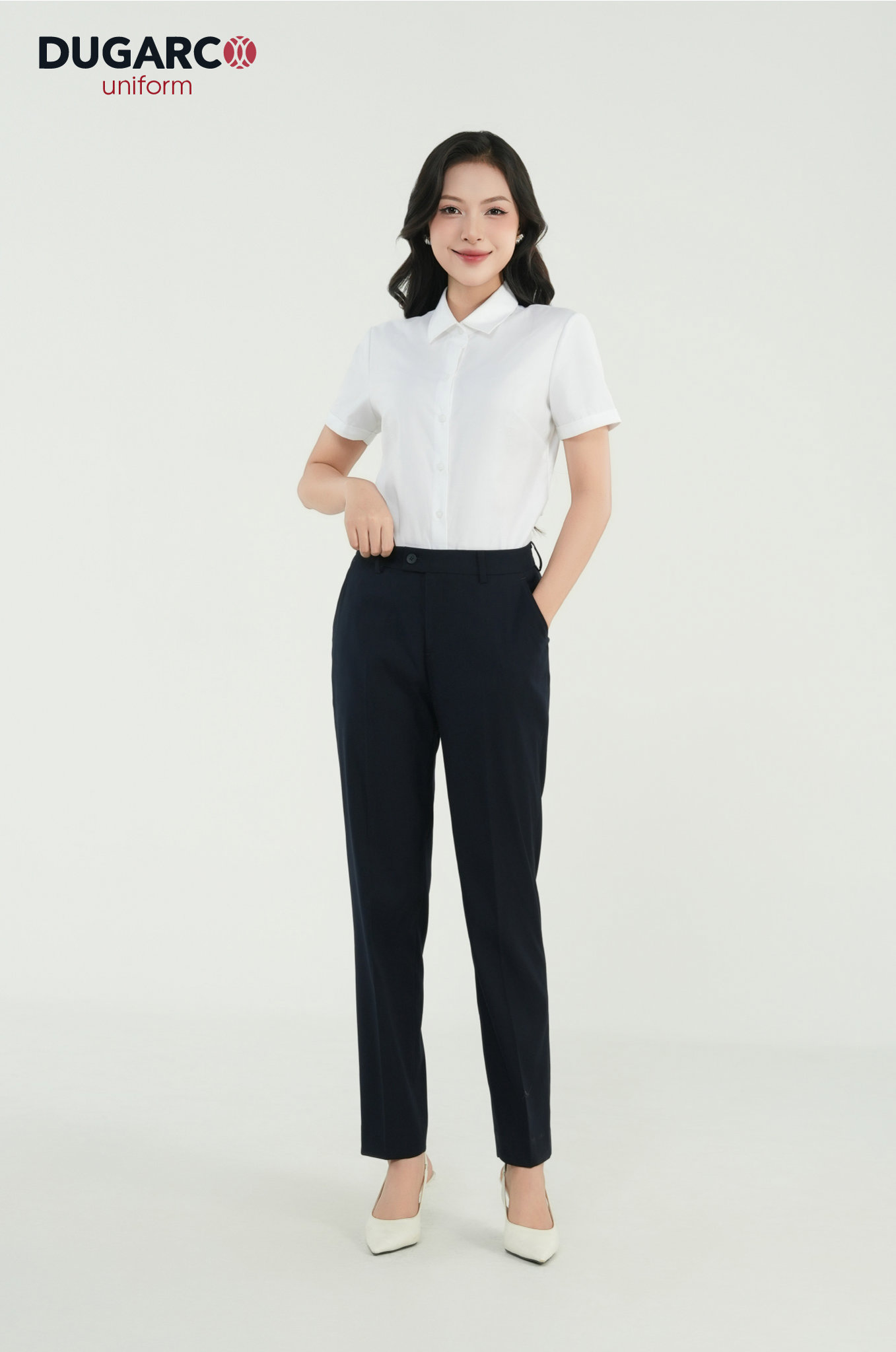Ảnh của Đồng phục sơ mi ngắn tay nữ 