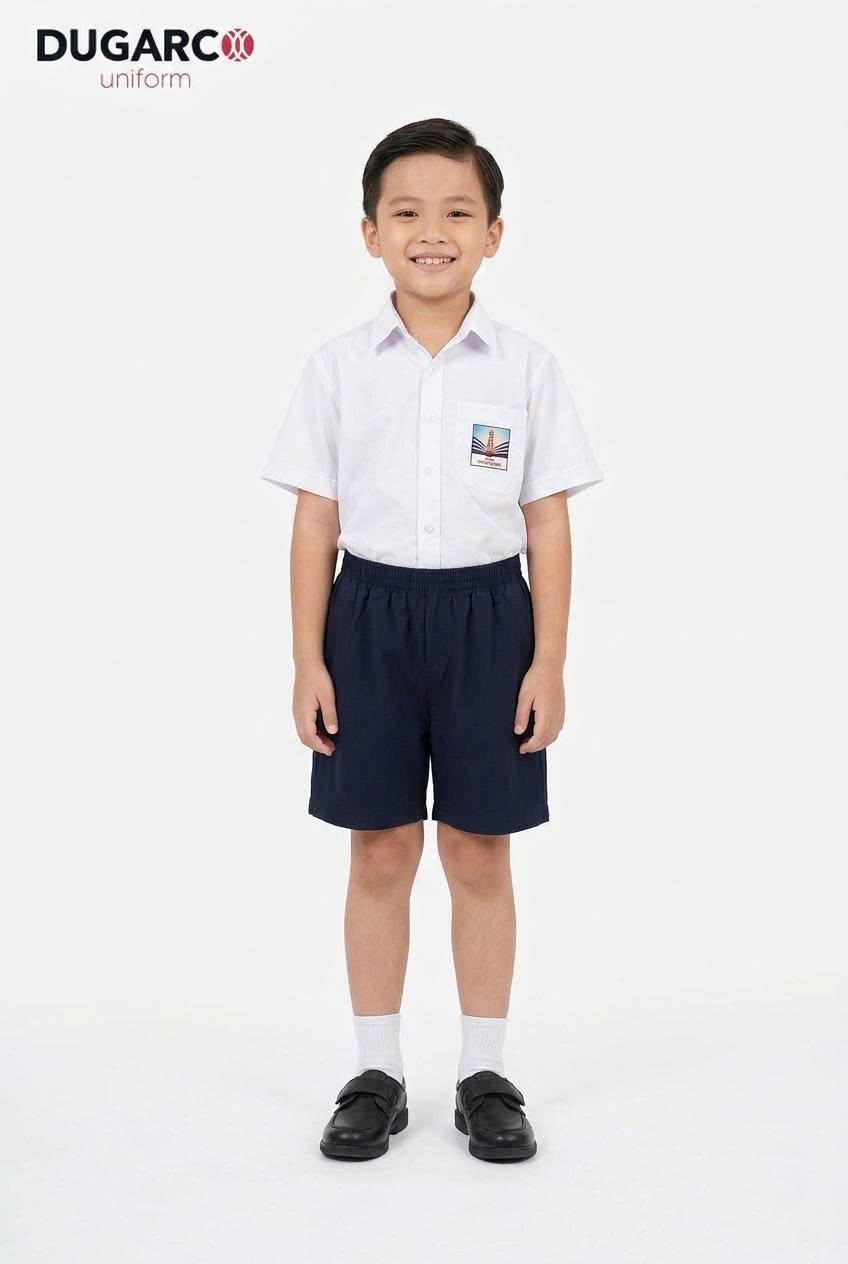 Ảnh của Đồng phục sơ mi ngắn tay học sinh trường Nguyễn Siêu 