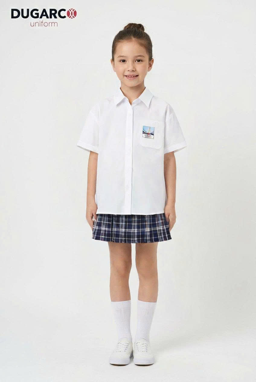 Ảnh của Đồng phục sơ mi ngắn tay học sinh trường Nguyễn Siêu 