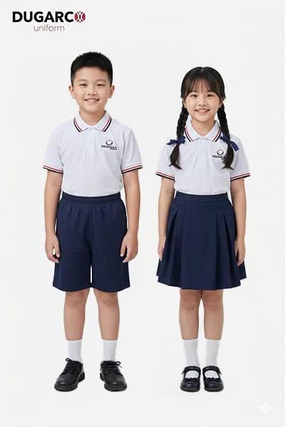 Ảnh của Bộ đồng phục polo ngắn tay học sinh trường Phenika 